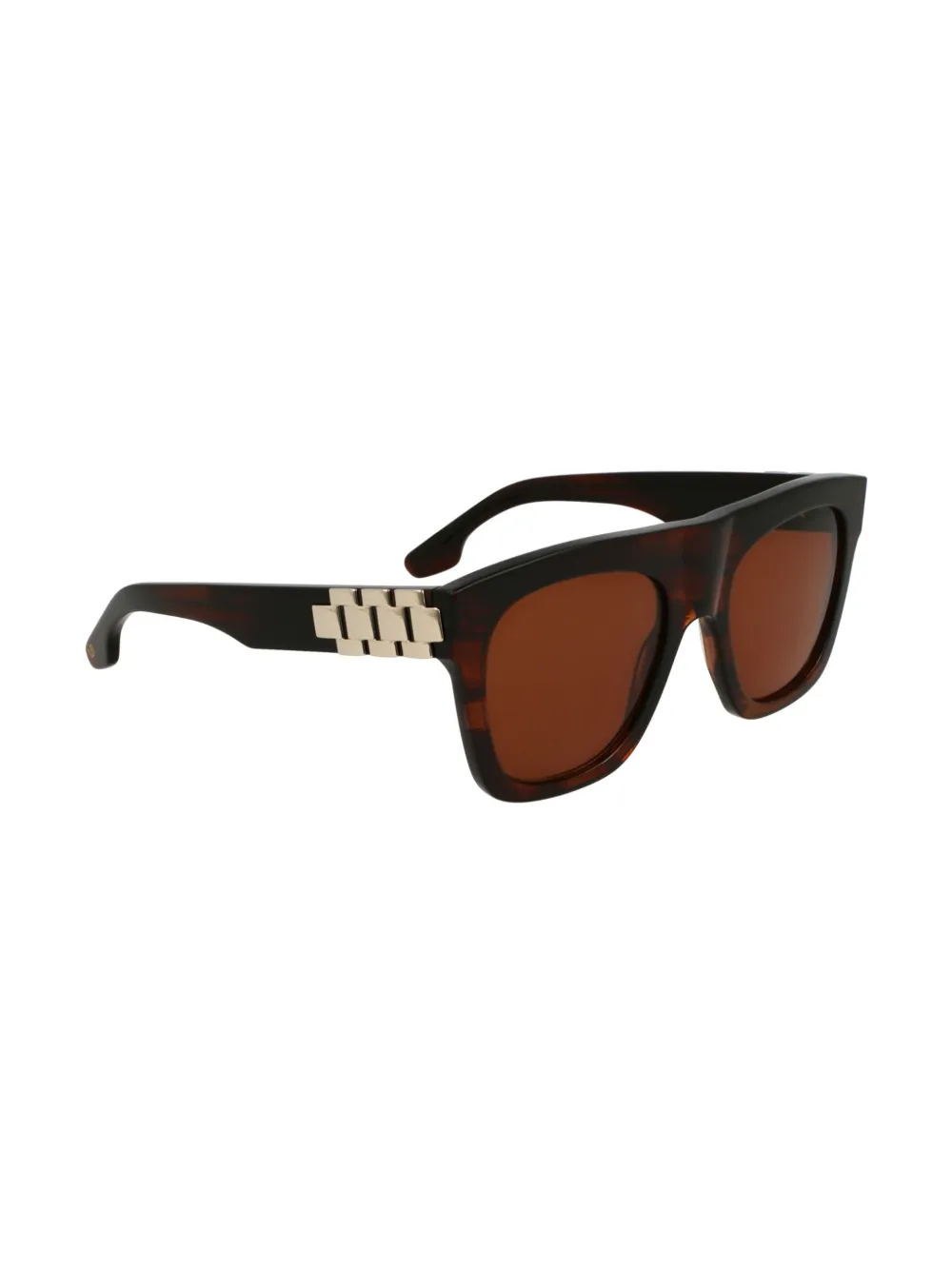 Victoria Beckham Eyewear Zonnebril met vierkant montuur - Bruin