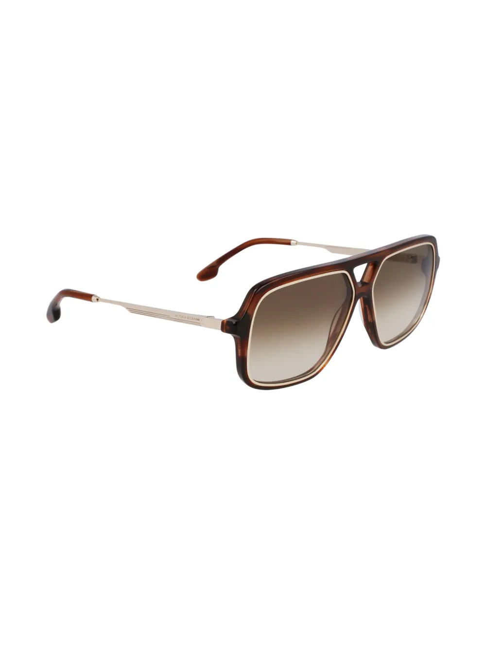 Victoria Beckham Eyewear Zonnebril met piloten montuur - Bruin