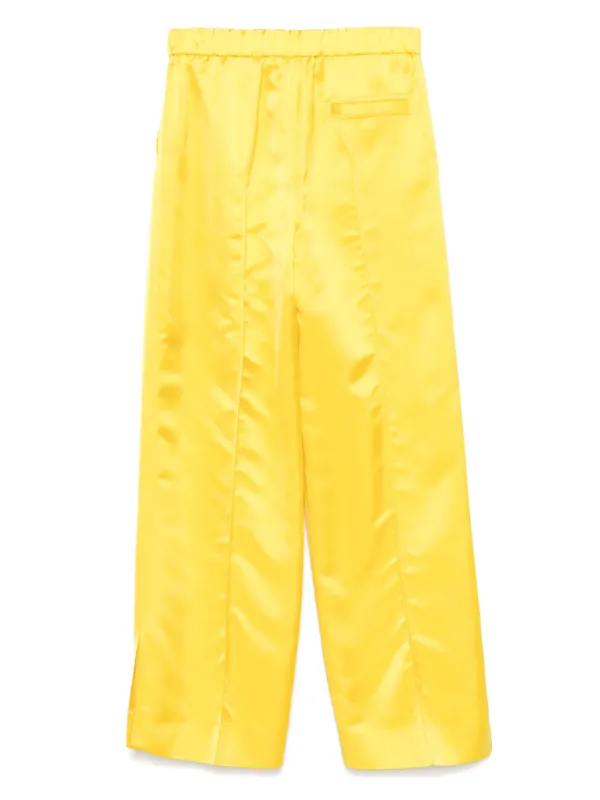 【Jil Sander】サテンパンツ Jil Sander サテンパンツ | イエロー | FARFETCH JP