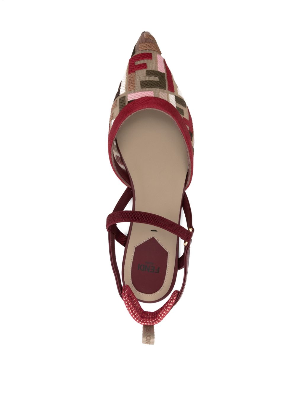 FENDI Colibrì Lite ballerina shoes Red