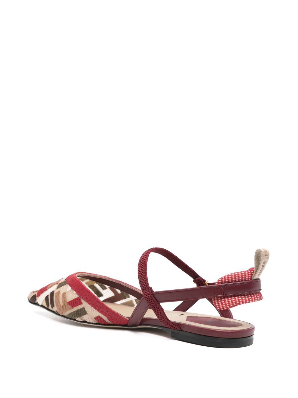 FENDI Colibrì Lite ballerina shoes Red