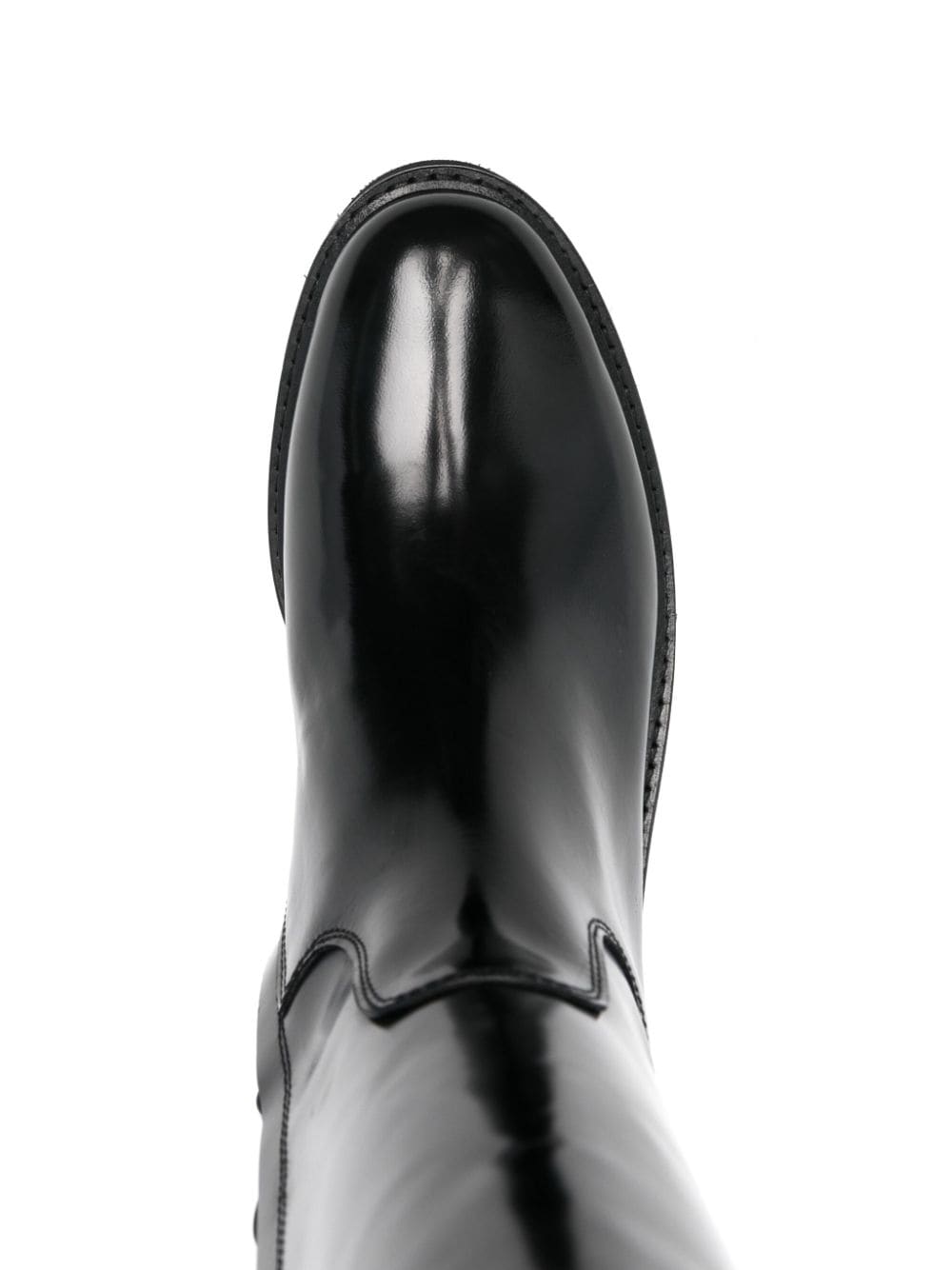 Shop Doucal's Buckle-detailed Leather Boots In Black