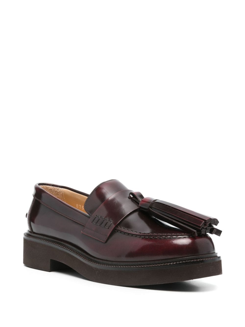 Doucal's tassel-detail loafers Red