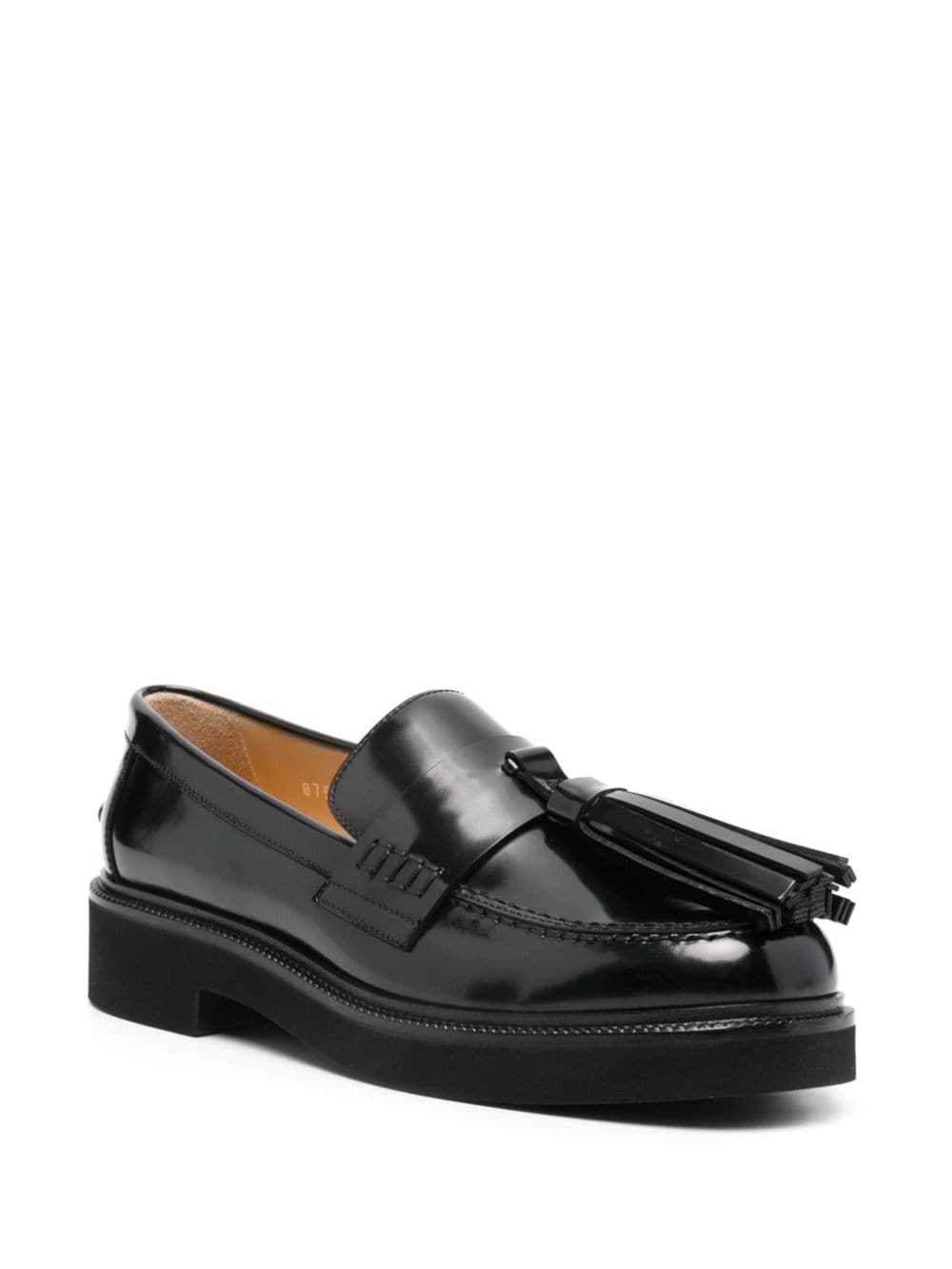 Shop Doucal's Tassel-detail Loafers In Black