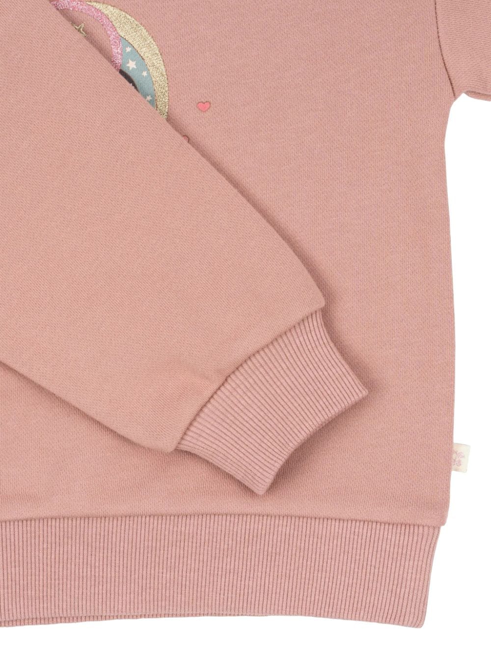 Shop Konges Sløjd Lou Glitter Sweatshirt In Pink