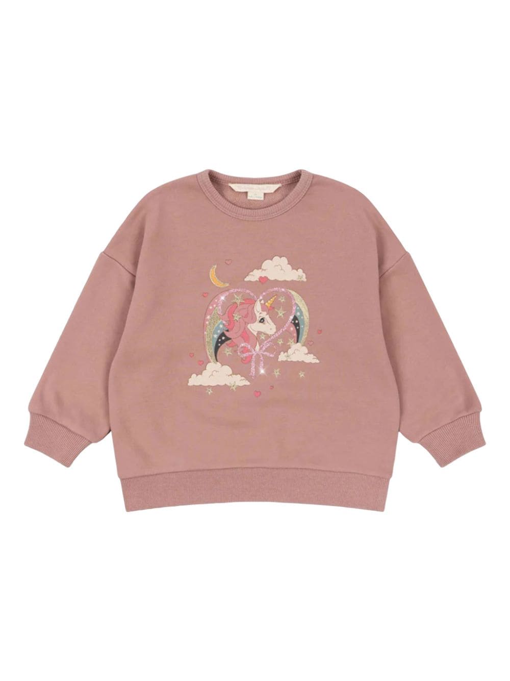 Shop Konges Sløjd Lou Glitter Sweatshirt In Pink