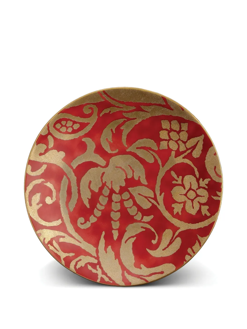 L'Objet Fortuny gold-embossed plate | Red | Image 1