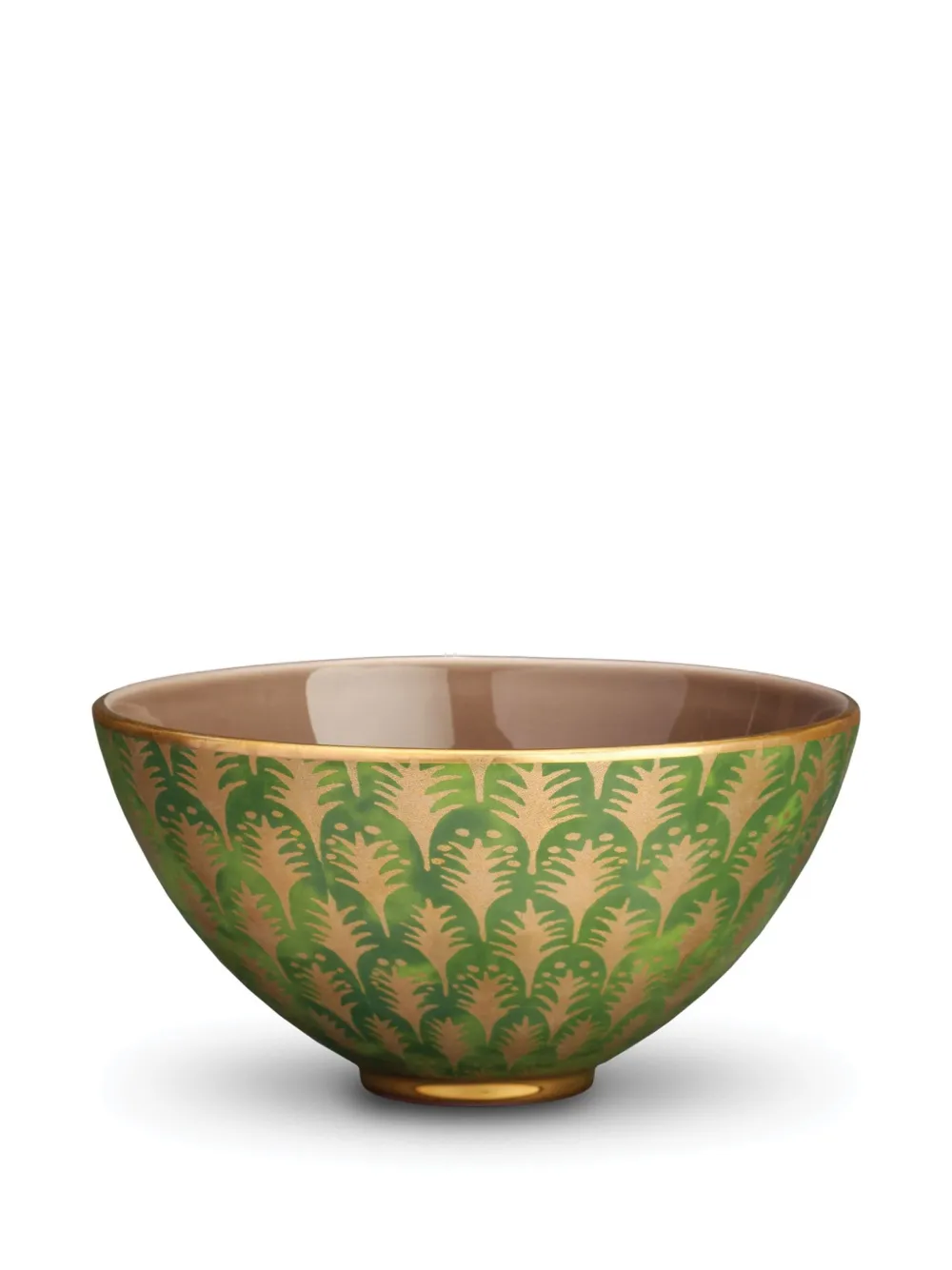 L'Objet Fortuny Piumette bowl (23cm x 11cm) | Green | Image 1
