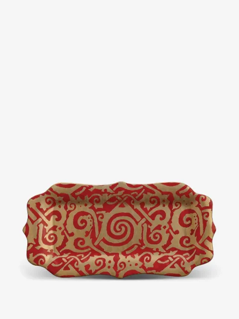L'Objet Fortuny Maori platter (41cm x 20cm)