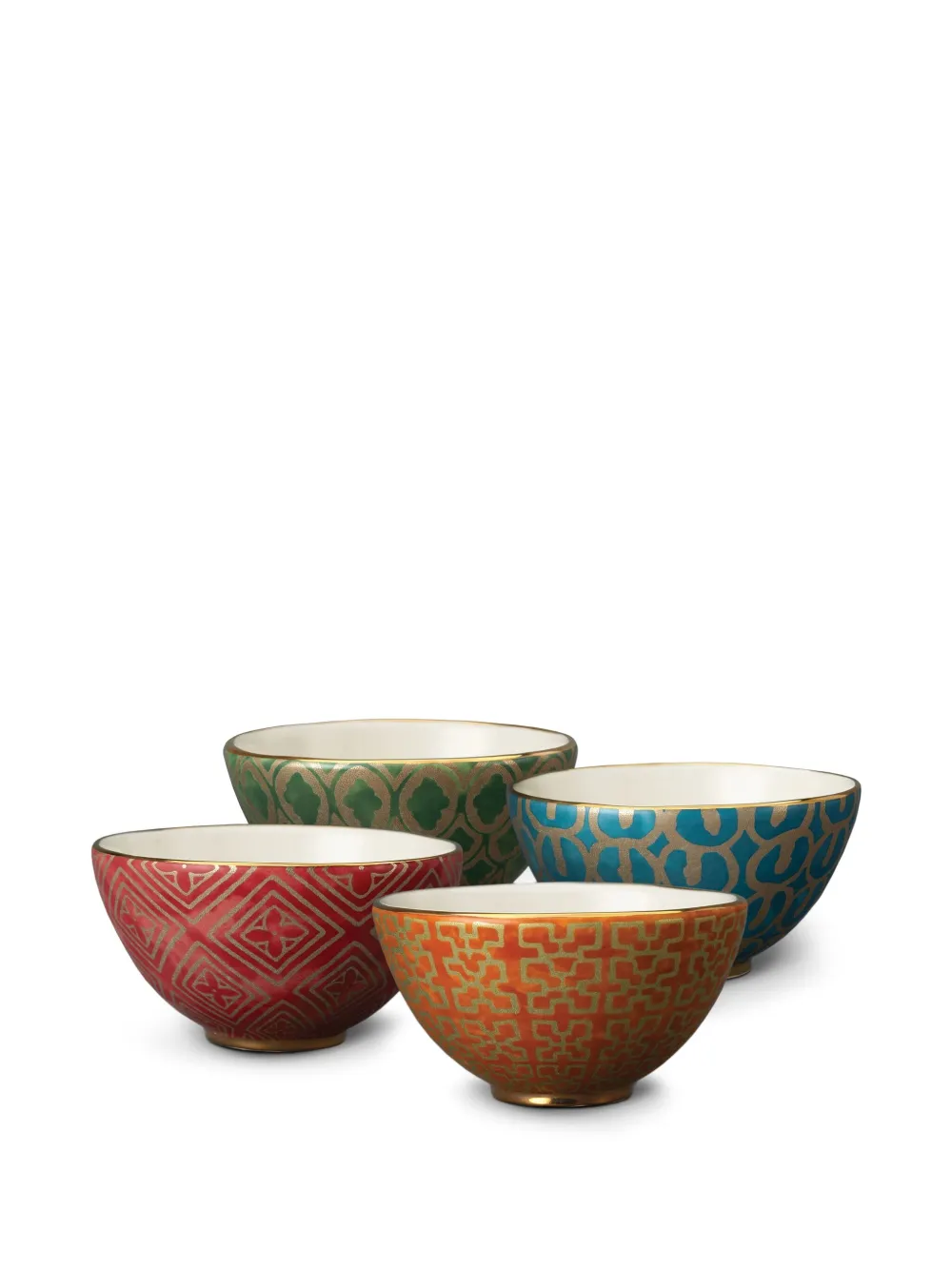 L'Objet Fortuny cereal bowl (set of four) | Green | Image 1