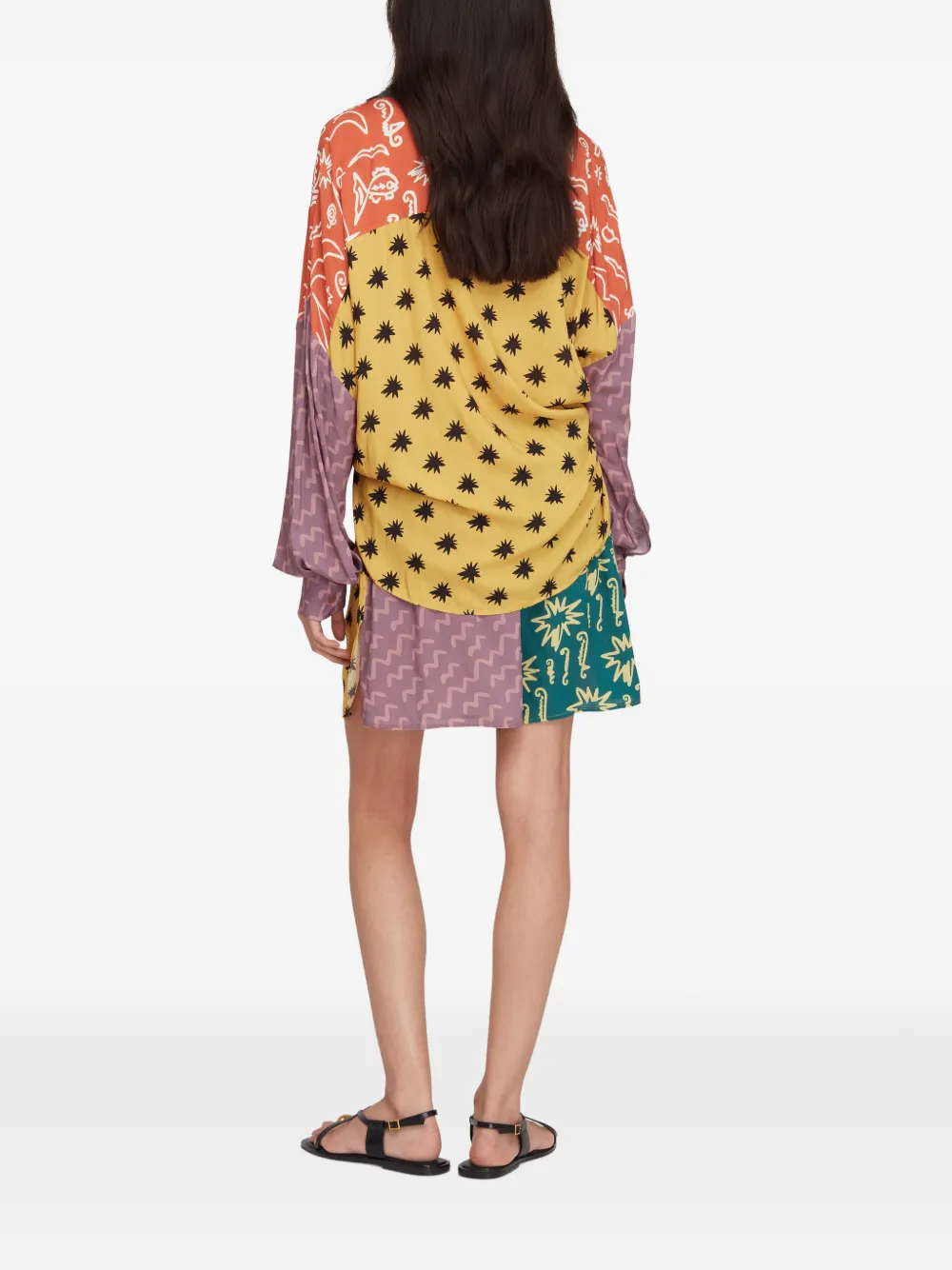  Donde Esteban Estrellitas Mini Shorts - Yellow 