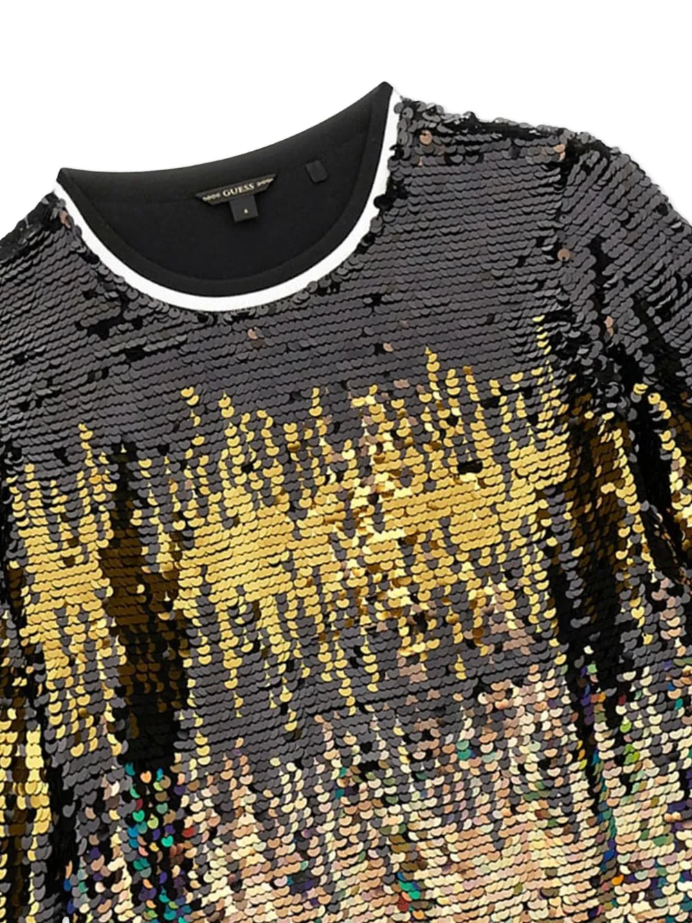 guess kids Sweater verfraaid met pailletten Zwart