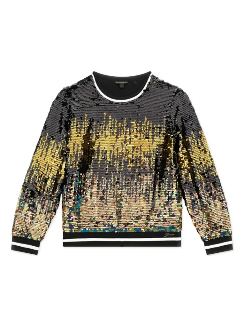 guess kids sequin-embellished sweatshirt