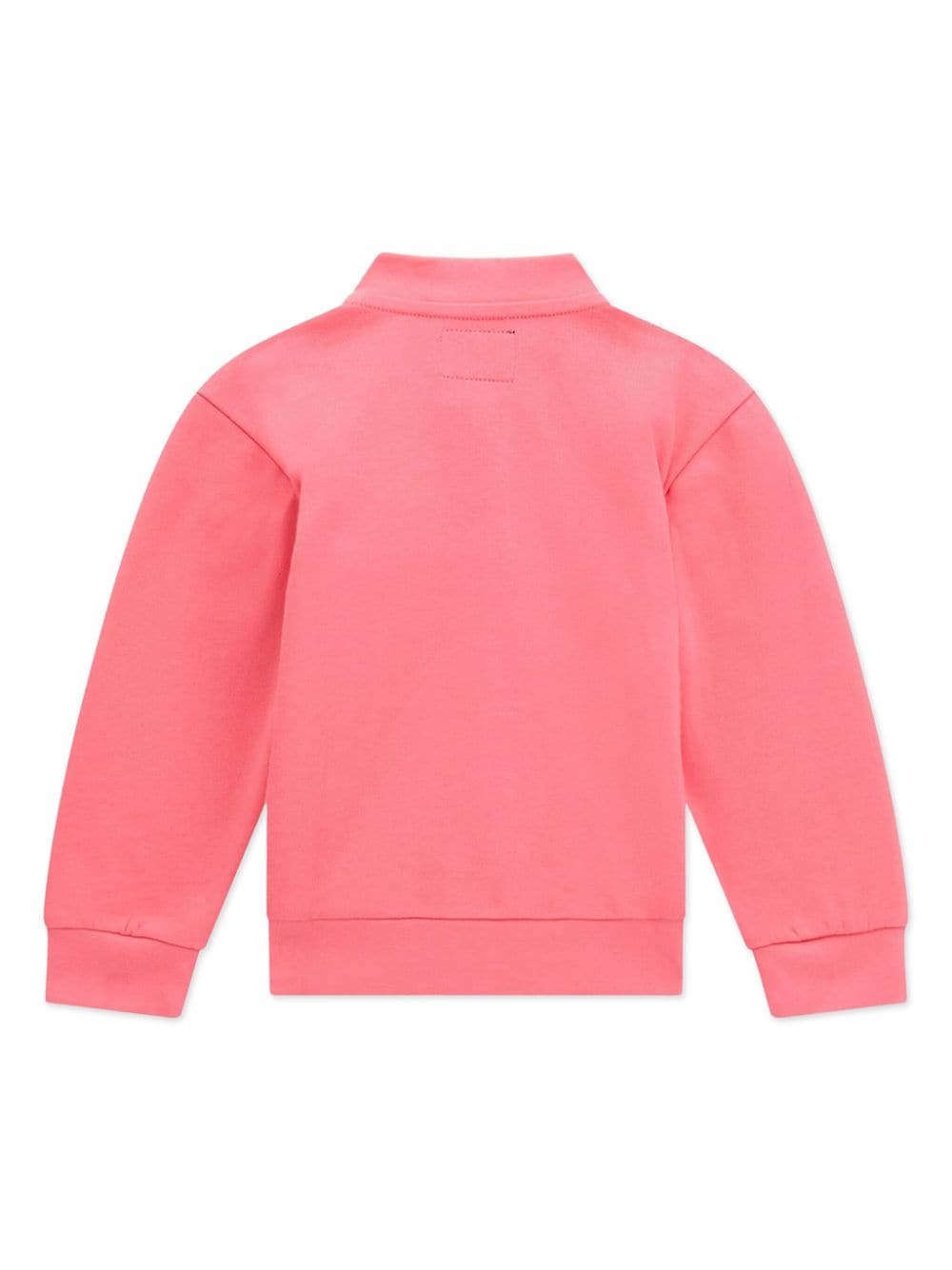 Guess kids logo-embroidered sports jacket - Roze