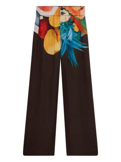 Donde Esteban Salpicon wide-leg trousers
