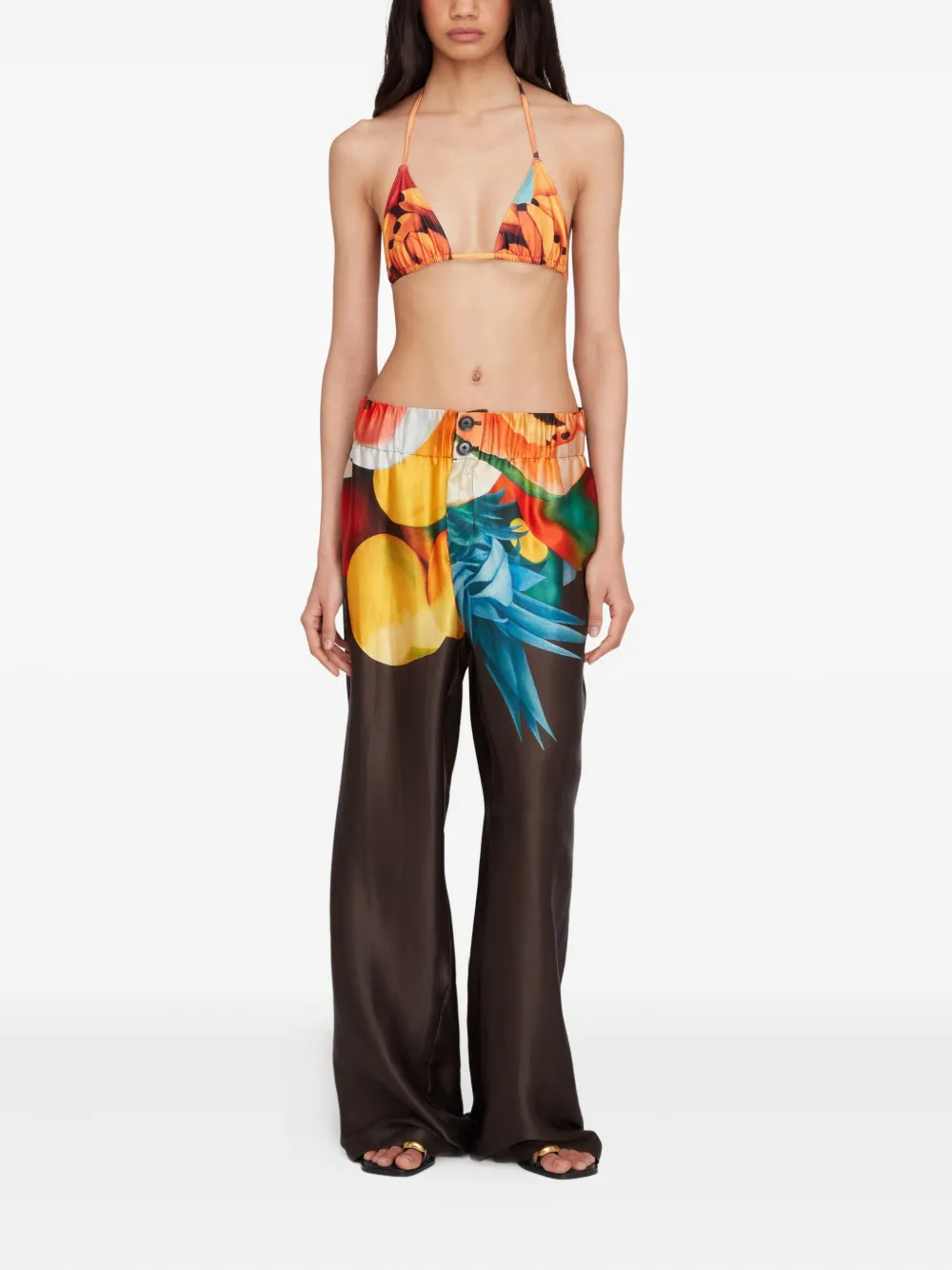 Donde Esteban Salpicon Hose mit weitem Bein | Marlenehosen | Image 2