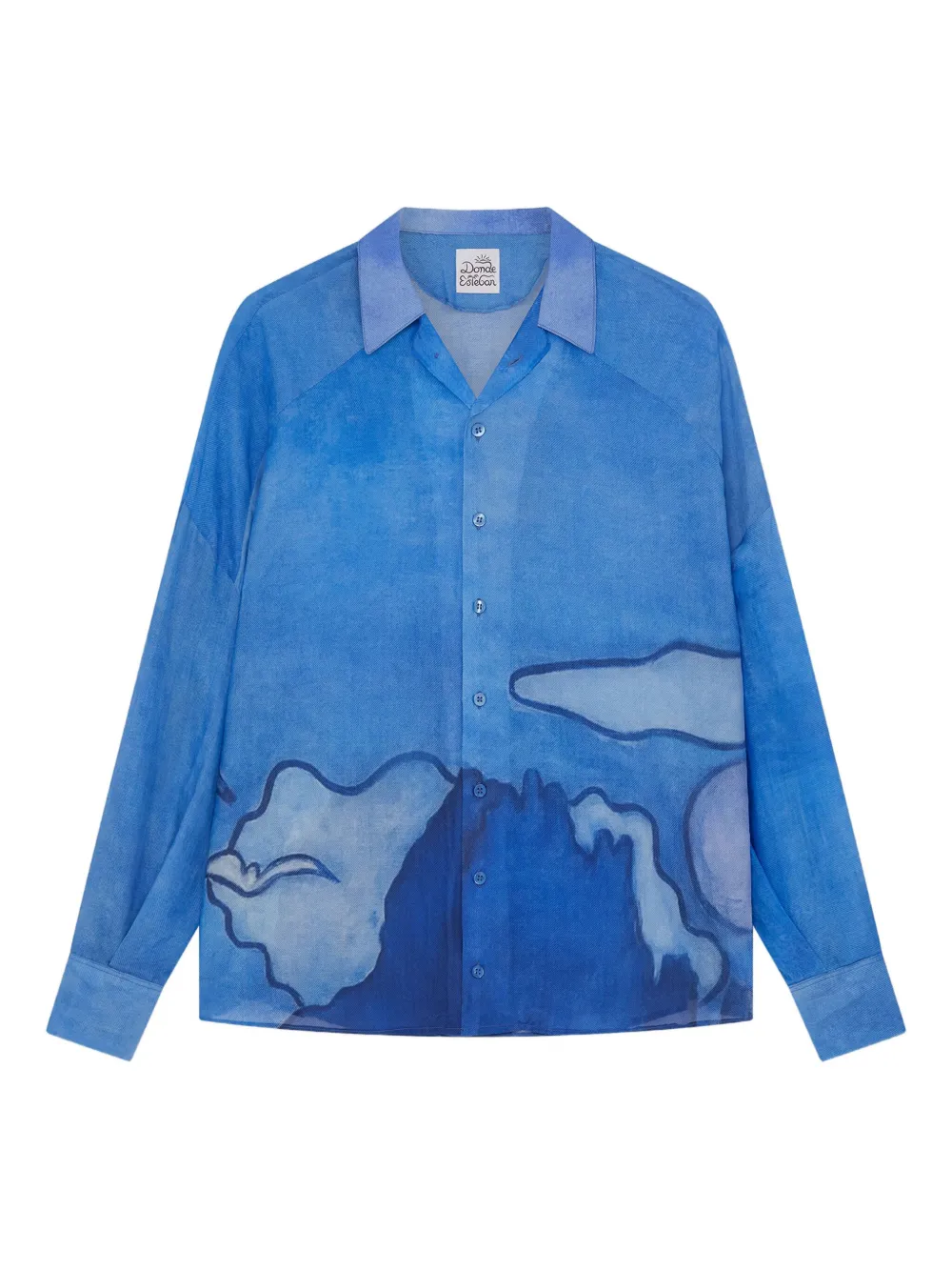 Donde Esteban camisa Es Vedrá | azul | Image 1