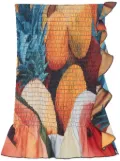 Donde Esteban Salpicon Ruched top - Orange