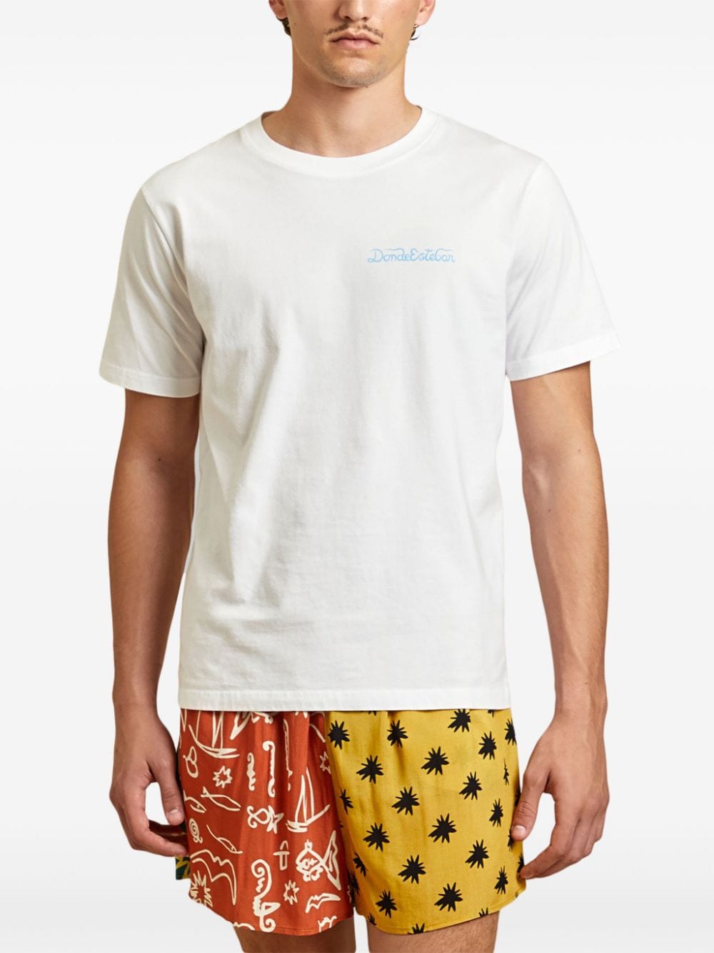 Shop Donde Esteban Basurto T-shirt In 白色