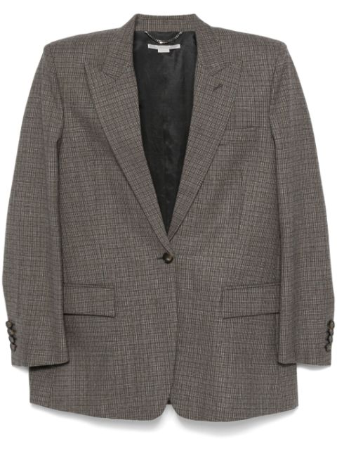 Stella McCartney check-pattern blazer Women