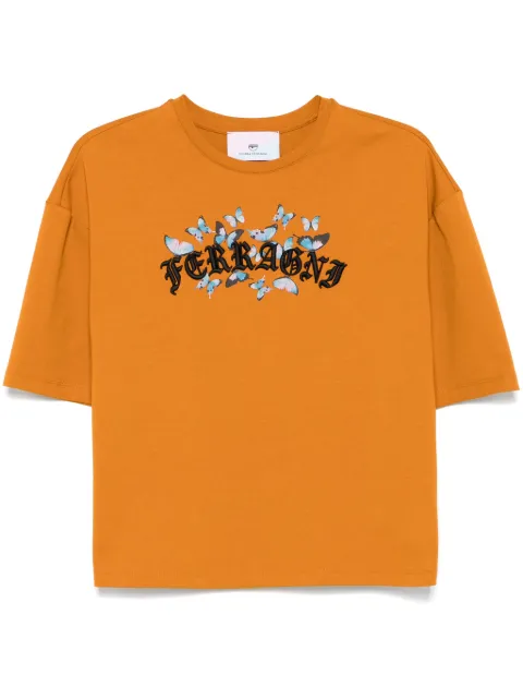Chiara Ferragni Gothic Butterflies T-shirt
