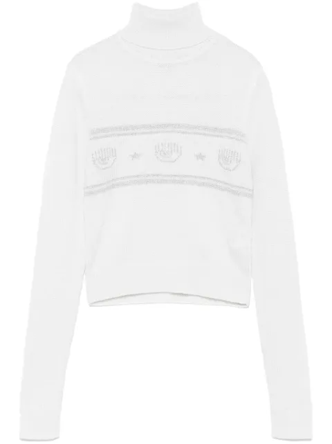 Chiara Ferragni Eyelike-motif sweater 