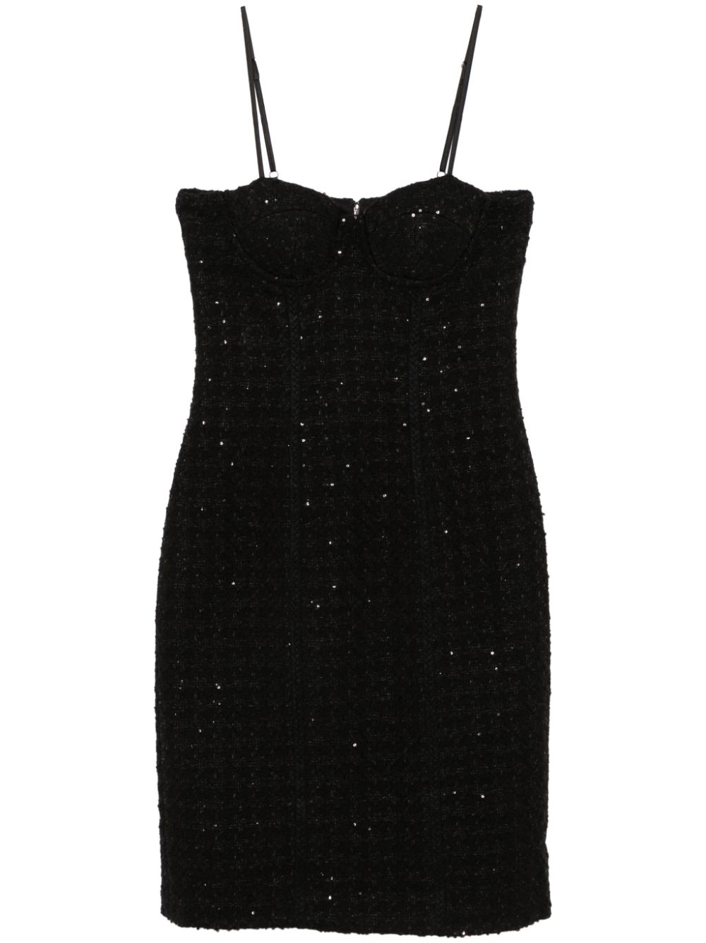 ROTATE BIRGER CHRISTENSEN sequin-embellished bouclé midi dress – Black