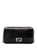 FENDI leather baguette shoulder bag - Black