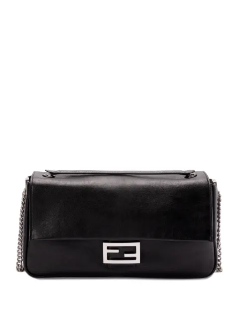 FENDI leather baguette shoulder bag WOMEN