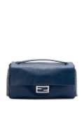 FENDI leather baguette shoulder bag - Blue