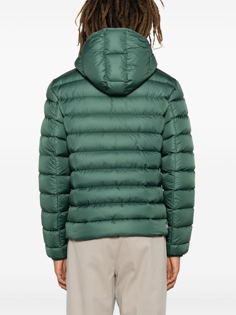 Shop Colmar Detachable-hood Puffer Jacket In Green