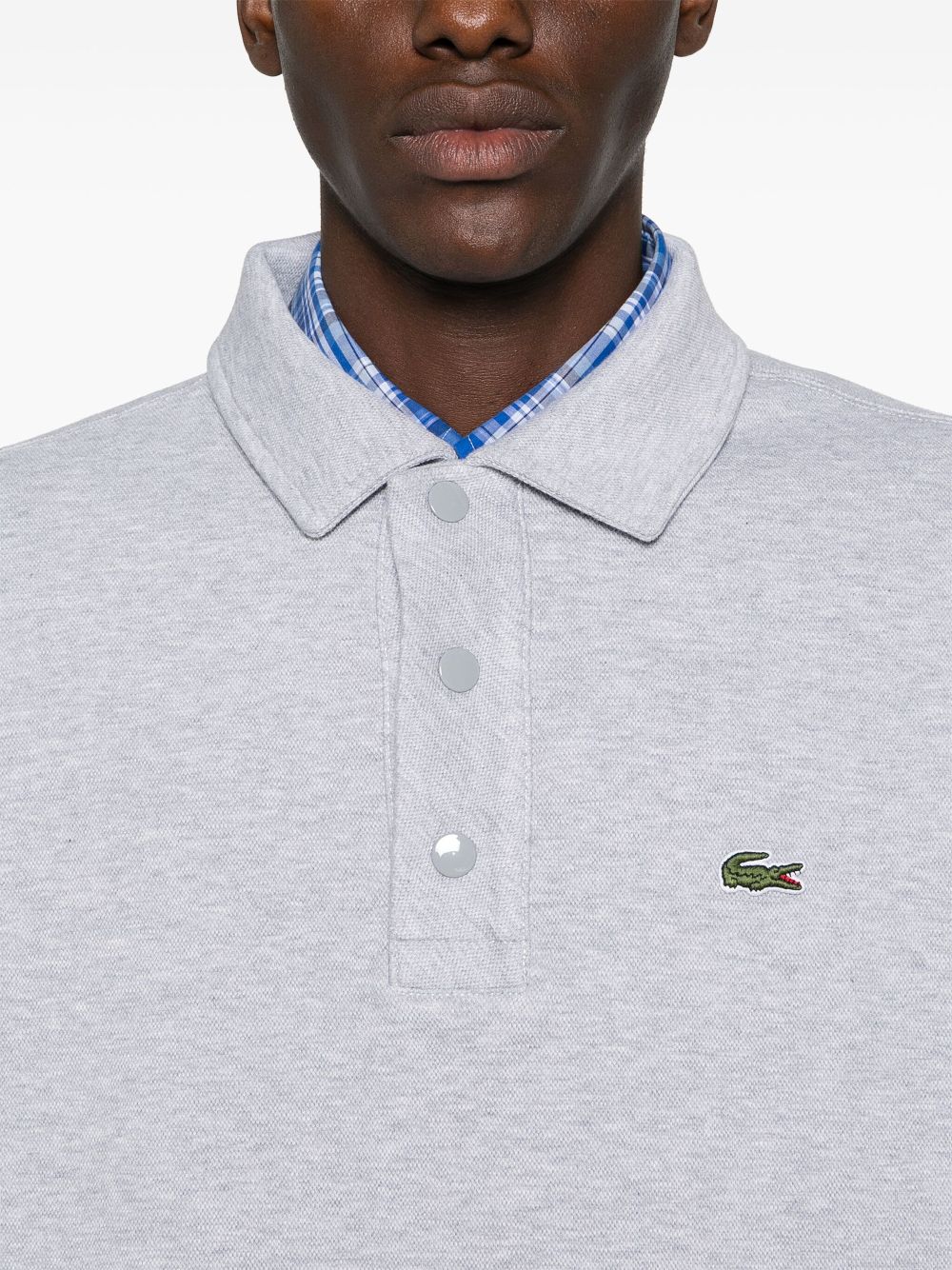 Lacoste logo-patch polo shirt Men