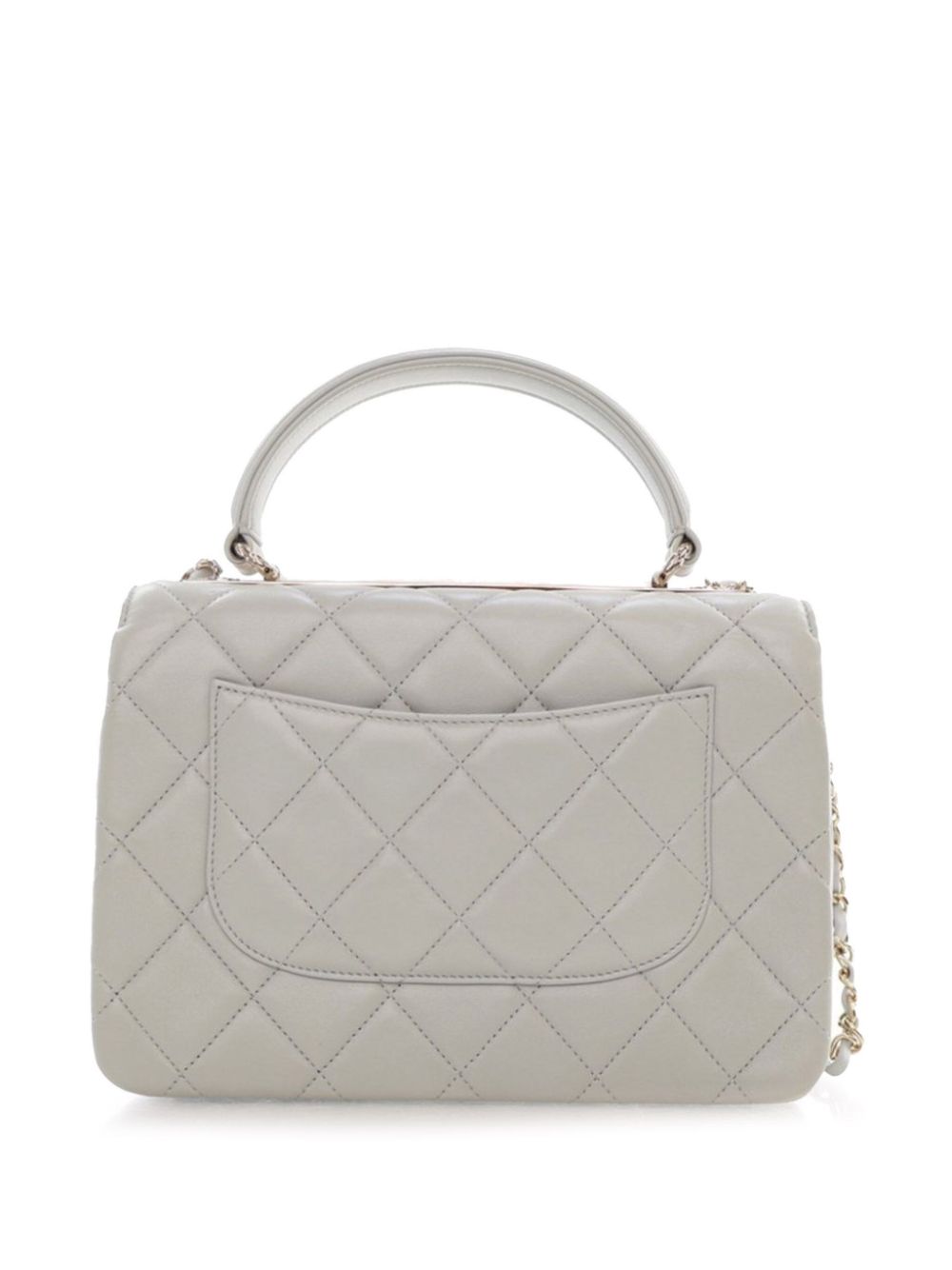 CHANEL Pre-Owned 2021-2024 Small Lambskin Trendy CC Flap satchel - Grijs