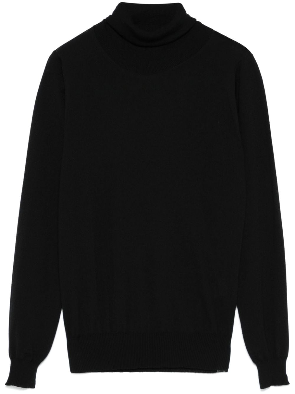 Shop Drumohr Roll-neck Jumper In Black