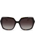 Calvin Klein oversize-frame sunglasses - Brown