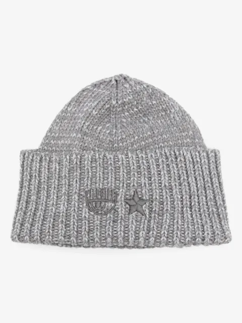 Chiara Ferragni Eye Star-embroidered beanie