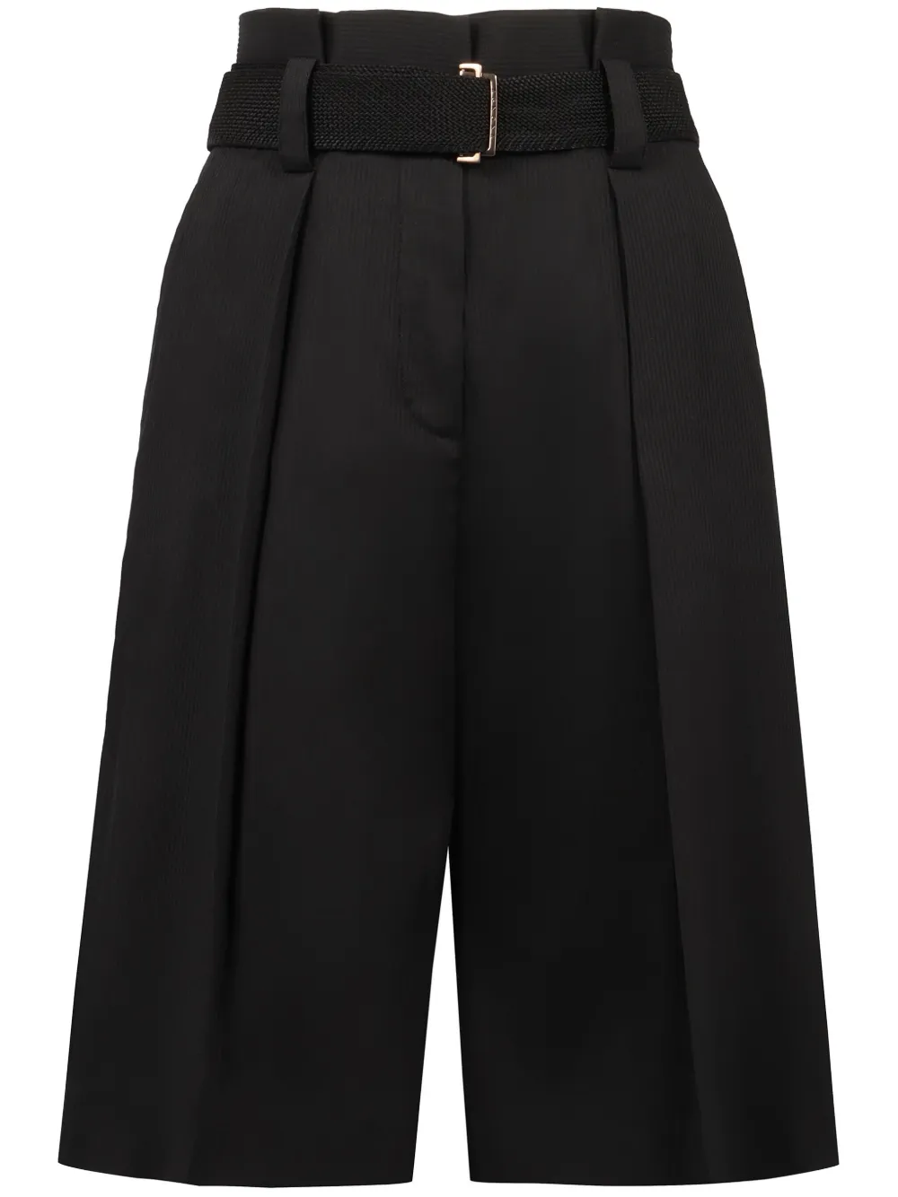 Agnona shorts con cinturón | negro | Image 1