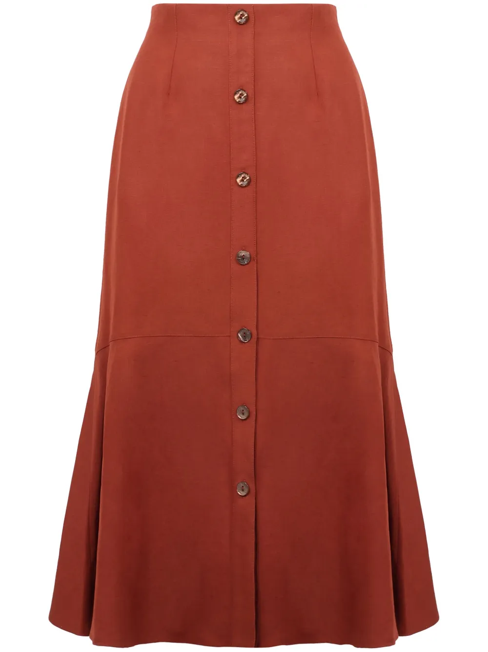 Agnona falda midi con botones | rojo | Image 1