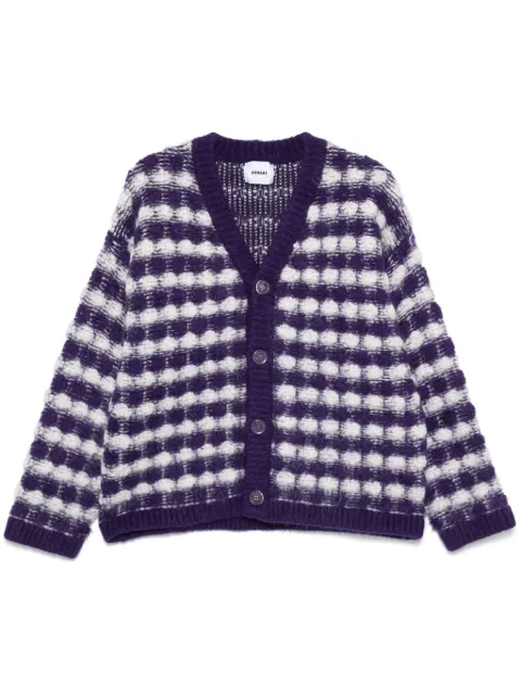 Bonsai patterned intarsia-knit cardigan 