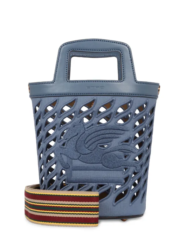 Etro Coffa Bucket Bag in Blue