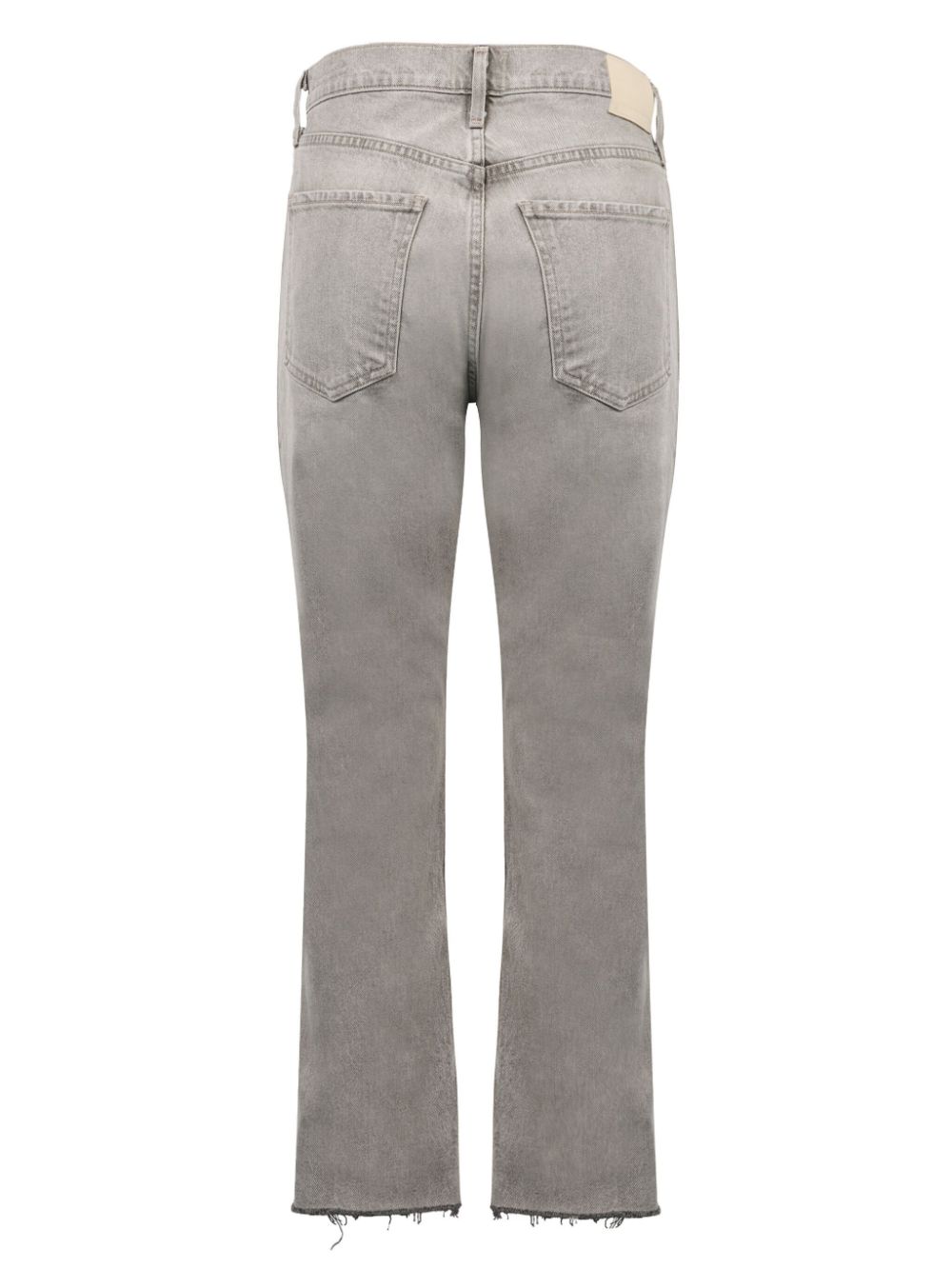 Shop Citizens Of Humanity Cropped Jeans In Grey