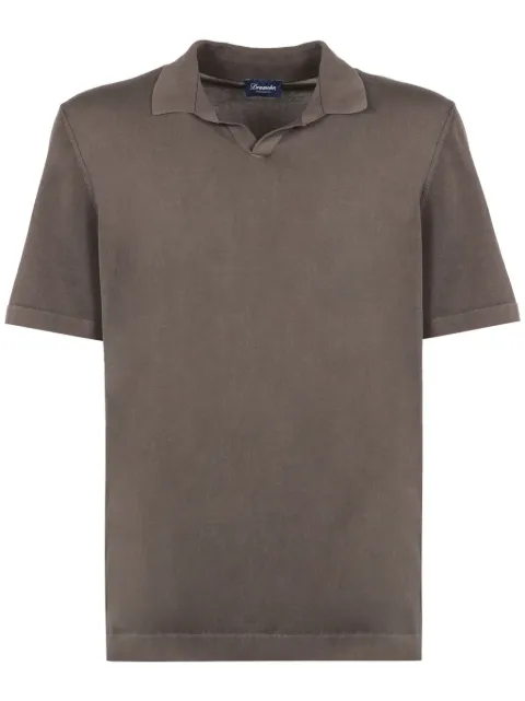 Drumohr playera tipo polo con cuello en V