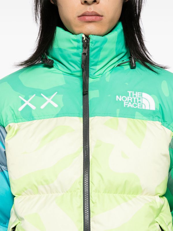 The North Face x KAWS Nuptse 1996 Jacket | Green | FARFETCH IE