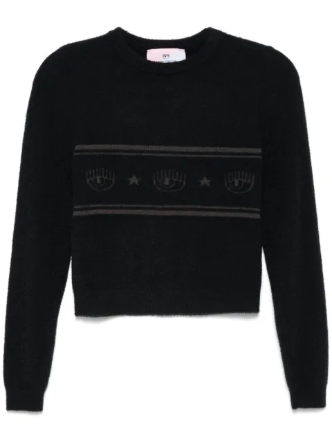 Chiara Ferragni Eyelike-motif sweater