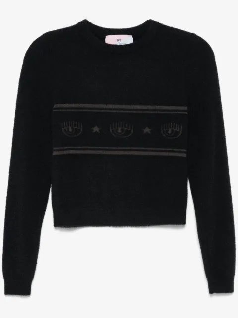 Chiara Ferragni Eyelike-motif sweater