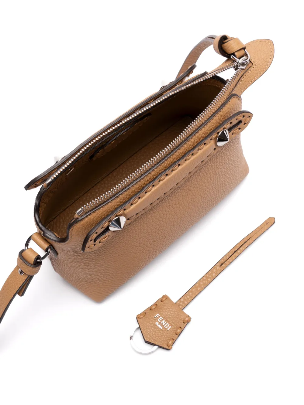 FENDI By the Way Selleria Mini Bag in Brown, view 5
