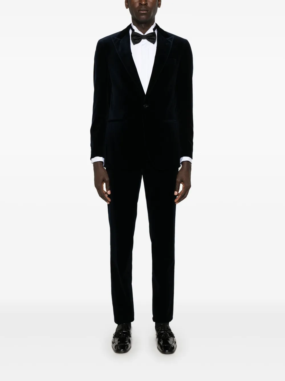 Barba tuxedo shirt - Wit