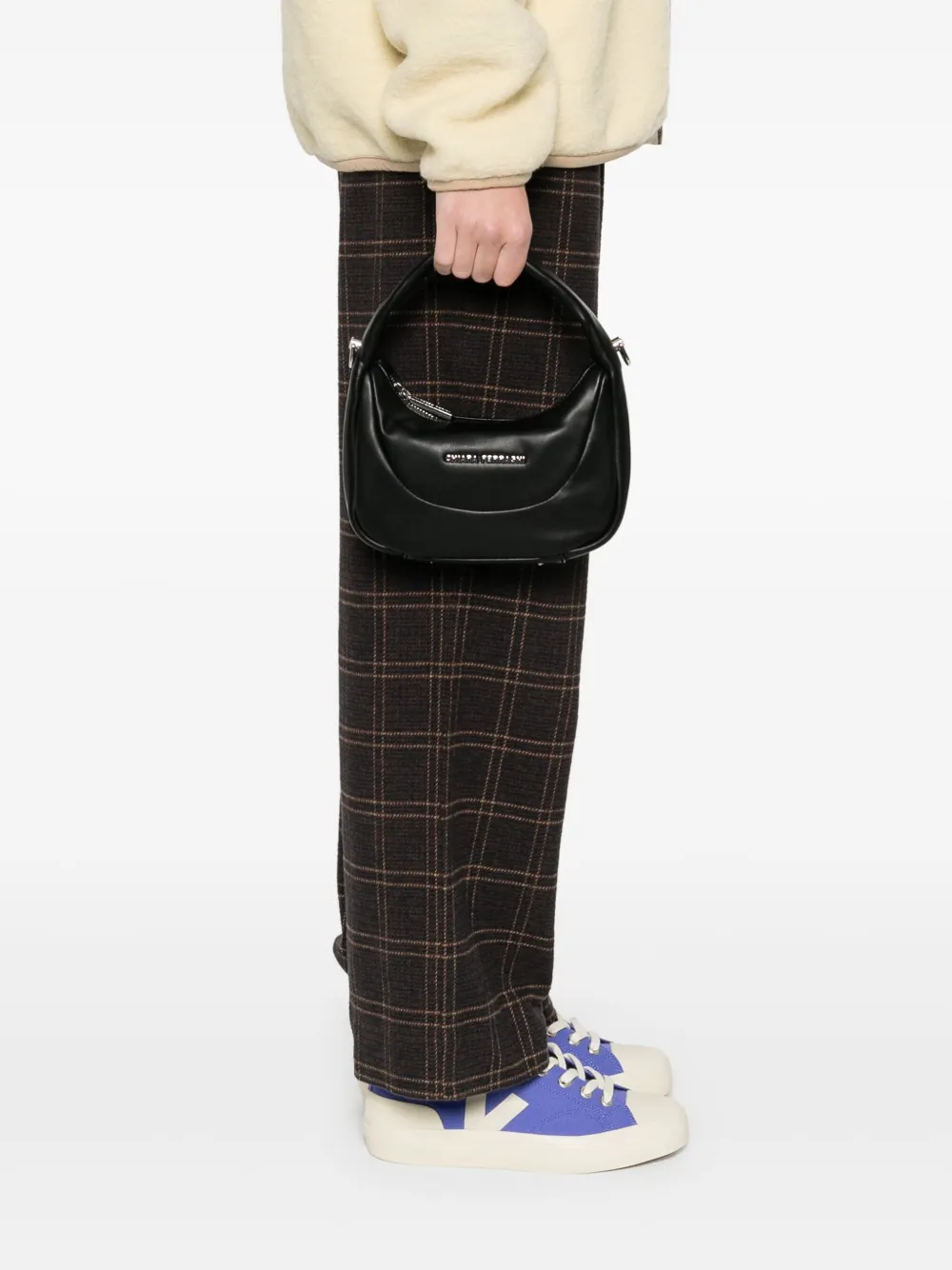 Shop Chiara Ferragni Golden Eye Star Cross Body Bag In Black
