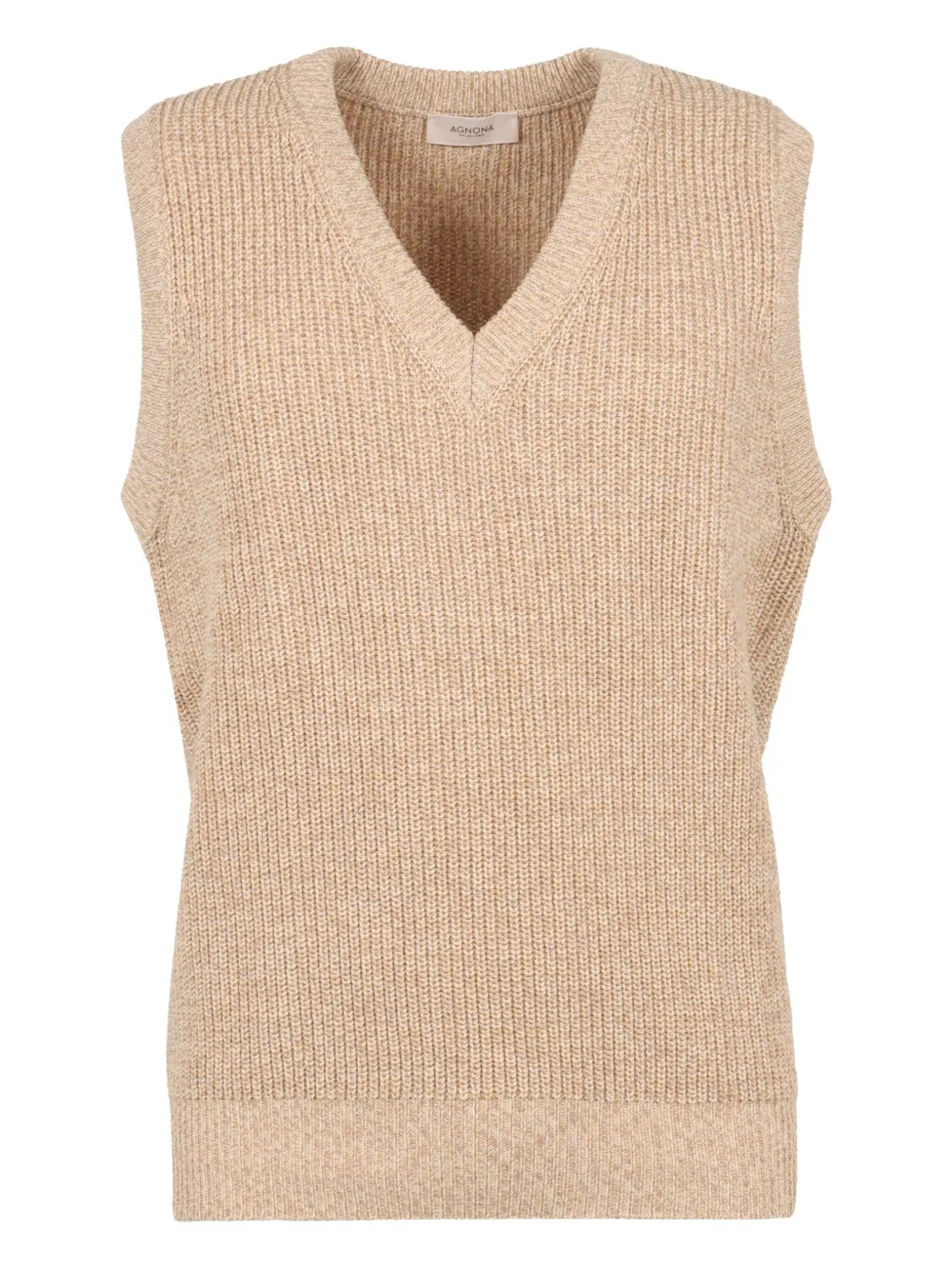 Agnona suéter con cuello en V | neutro | Image 1