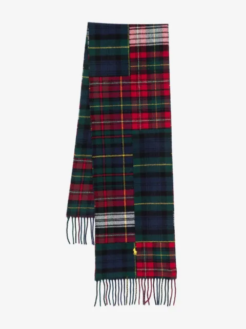 Polo Ralph Lauren Schal im Patchwork-Look